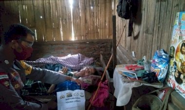 Bhabinkamtibmas-Polres-Lembata-Berbagi-Asih-Kepada-warga-Usia-Baliq