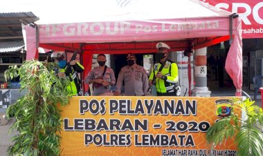 Pos-Pelayanan-Terminal-Timur,-Operasi-Ketupat-Turangga-2020-Polres-Lembata