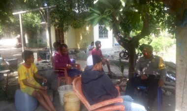 Bhabinkmtibmas-Gencar-Lakukan-Patroli-Dan-Sambang-Jelang-Diberlakukannya-Prosedur-NEW-NORMAL