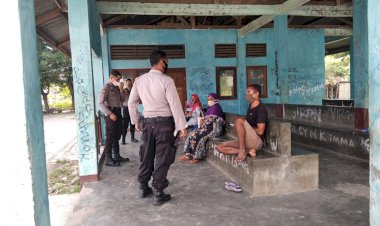 Lawan-covid-19,Kasubnit-1-Dalmas-Bripka-Eko-Prasetyo-pimpin-giat-patroli-himbau-menjelang-new-normal