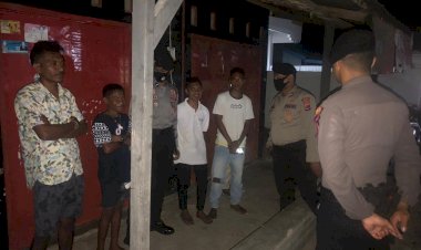 Bripka-Heriansyah-Pimpin-Patroli-Rutin-Sat-Sabhara-Polres-Lembata