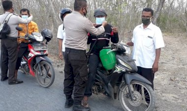 Polsubsektor-Ile-Ape-Laksanakan-Operasi-Yustisi-Penertiban-Penggunaan-Masker.