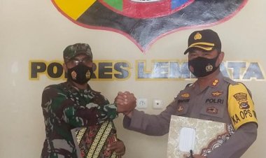 Kapolres-Lembata-Dan-Dandim-1624-Flotim-Sepakat-Acara-Syukuran-Yang-Melibatkan-Anggota-TNI-POLRI-Di-Minimalisir-Secara-Kondusif