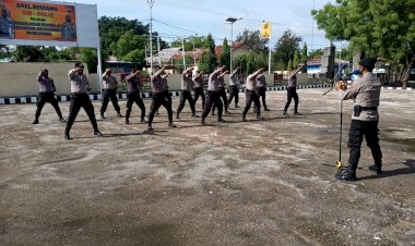 TINGKATKAN-KEMAMPUAN-,PERSONIL-SABHARA-POLRES-LEMBATA-RUTINKAN-LATIHAN-BELADIRI-POLRI