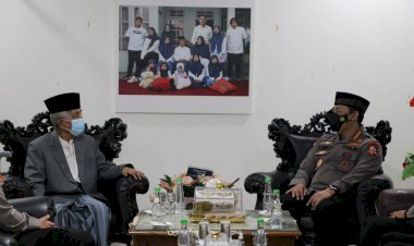 Sowan-ke-Ketua-MUI-Sulsel,-Kapolri-Sebut-Dukungan-Ulama-Sangat-Penting-Untuk-Menjaga-Kamtibmas