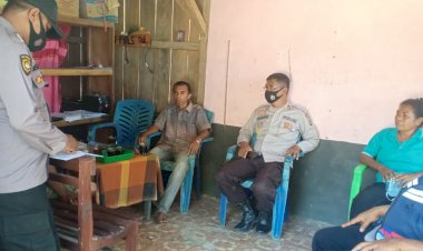 Kapolsek-Buyasuri-Pastikan-Pelaksanaan-Pemilihan-Kepala-Desa-Berjalan-Aman.