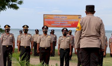 Polres-Lembata-Gelar-Upacara-Korps-Raport-Kenaikan-Pangkat