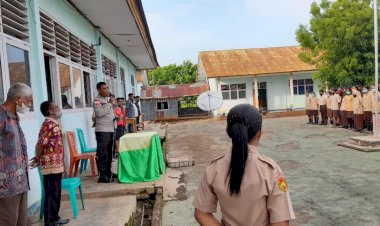 Patroli-Keamanan-Sekolah,-Kapolsek-Nagawutung-Bentuk-Polsis-Di-Sekolah.