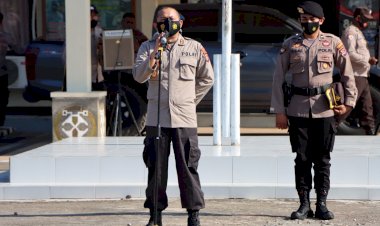 Antisipasi-Masuknya-Varian-Baru-Omicron,-Kapolres-Lembata-:-Percepat-Akselerasi-Vaksinasi,-Himbau-Warga-Selalu-Gunakan-Masker.