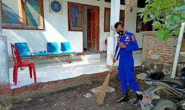Antisipasi-Penyebaran-virus-Corona,-Sat-Polairud-Polres-Lembata-Laksanakan-Giat-Bersih-bersih.