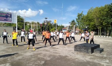 Jaga-Stamina-Dan-Kebugaran-Tubuh,-Personil-Polres-Lembata-dan-jajaran--Ikuti-Tes-Kesamaptaan-Jasmani-Berkala