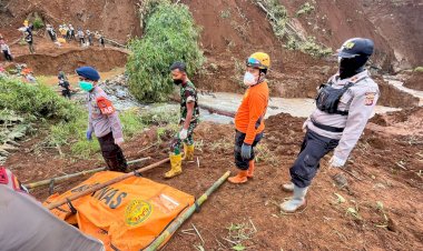 Polri-Temukan-5-Jenazah-Korban-Longsor-Cianjur