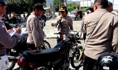 Kapolres-periksa-sarana-prasarana-Polres-Lembata-guna-menyambut-Pemilu-2024-mendatang