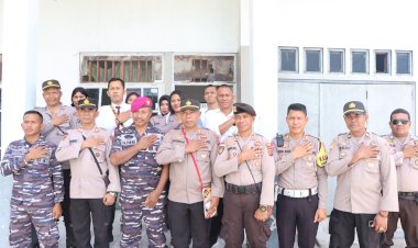Kapolres-Lembata-perintahkan-PJU-Polres-Lembata,-datangi-Pos-AL-Lewoleba