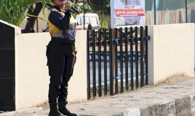 Di-sela-sela-kemeriahan,-Kapolres-lembata-sampaikan-himbauan-Pemilu-damai-pada-pelaksanaan-CFD