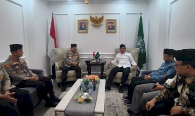 Dikunjungi-Kaops-NCS,-Gus-Yahya-Nilai-Polri-Berhasil-Jaga-Ketentraman-Jelang-Pemilu 