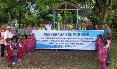 Polres-Lembata-dan-Yayasan-Sumur-Bor-83-Kupang-resmikan-2-unit-sumur-bor-untuk-masyarakat-di-2-desa