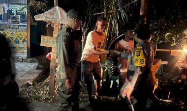 Kapolres-Lembata-Pimpin-Patroli-Skala-besar-pantau-malam-Natal