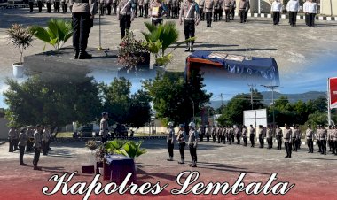 Kapolres-Lembata-pimpin-langsung-upacara-PTDH-seorang-personil-anggota-polri