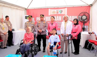 *HUT-Bhayangkara-Ke-78,-Polri-Gelar-Bakti-Sosial-Kesehatan-Se-Indonesia*