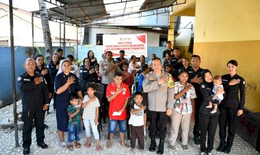 Bidhumas-Polda-NTT-Gelar-Bansos-untuk-Panti-Asuhan-dan-Wartawan-dalam-Rangka-HUT-ke-73-Humas-Polri