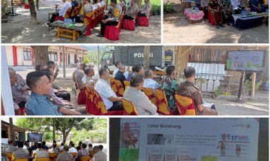 Mendukung-Ketahanan-Pangan,-Polres-Lembata-mengikuti-kegiatan-“Launching-Gugus-Tugas-Polri-tentang-Ketahanan-Pangan