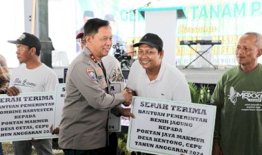 Gugus-Tugas-Ketahanan-Pangan-Polri-Tanam-Padi-Serentak,-Cetak-10-Ribu-Hektare-Sawah 