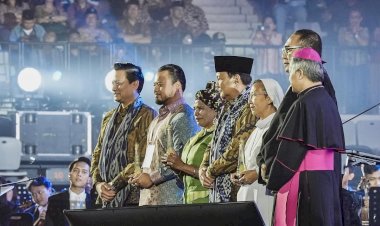 Hadiri-Perayaan-Natal-Nasional,-Presiden-Prabowo-Sampaikan-Terima-Kasih-ke-Kapolri-&-Panglima-TNI 