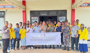 Sambut-Bulan-Suci-Ramadhan,-Polres-Lembata-Gelar-Bakti-Sosial-Polri-Presisi-Bersama-Mahasiswa