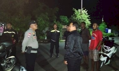 Patroli-Dialogis-Polsek-Nubatukan,-Ajak-Warga-Bersama-Jaga-Kamtibmas-di-Kota-Lewoleba.