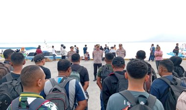 Wakapolres-Lembata-Pastikan-Kesiapan-Personel-Mengikuti-Ujian-Kenaikan-Pangkat-di-Polres-Flores-Timur.