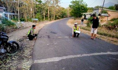 Kecelakaan-Dua-Sepeda-Motor-di-Nagawutung,-Tiga-Orang-Luka-Luka.