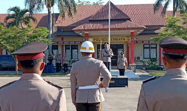 Polres-Lembata-Laksanakan-Upacara-Hari-Juang-Polri,-Tumbuhkan-Semangat-Pengabdian-dan-Jiwa-Perjuangan-Anggota.