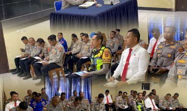 Kapolres-Lembata-Mulai-Langkah-Awal-Kepemimpinan,-Tatap-Muka-Bersama-PJU-Bahas-Pelaksanaan-Tugas.