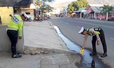 Kecelakaan-Tunggal-di-Wangatoa,-Pengendara-Diduga-Mengalami-Pusing-Saat-Berkendara.
