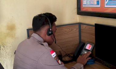 SIAP-MELAYANI-24-JAM,-OPERATOR-110-POLRES-LEMBATA-SIGAP-RESPON-LAPORAN-MASYARAKAT.