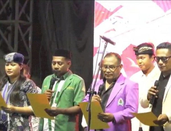 Semarak Hari Ketiga Gebyar UMKM dan Pesta Rakyat “Katong Deng Polda NTT”, Pengunjung Ikrarkan Sumpah Pemuda