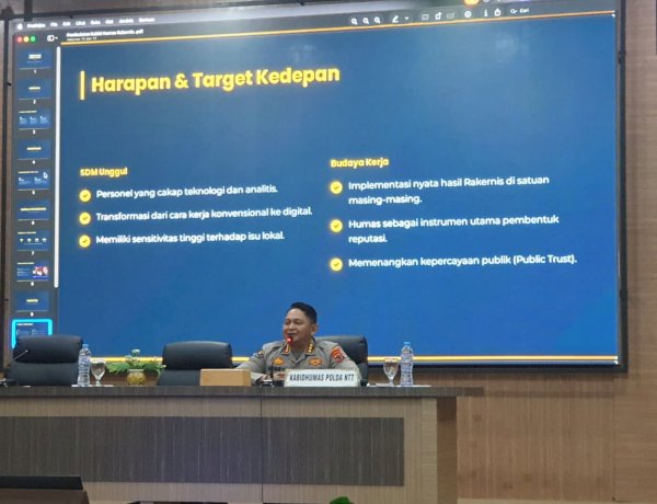 Kegiatan Rapat Kerja Teknis Bidang Humas Dan Pelatihan Fungsi Kehumasan Polda NTT T.A. 2026