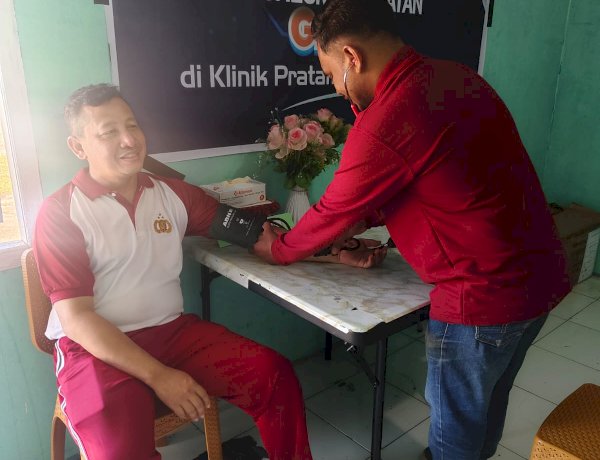 SAMBUT HUT BHAYANGKARA KE-80, POLRES LEMBATA GELAR DONOR DARAH DAN PENGECEKAN KESEHATAN GRATIS UNTUK MASYARAKAT.