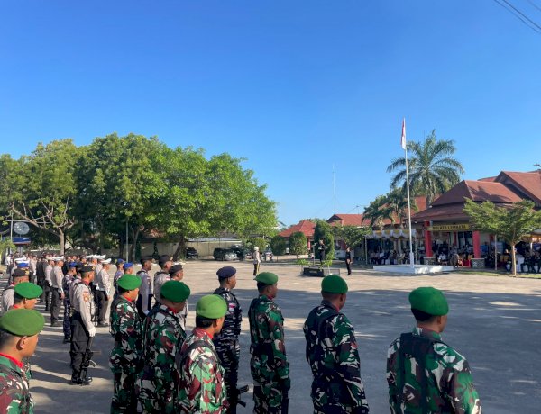 POLRES LEMBATA GELAR UPACARA PERINGATAN HARI BHAYANGKARA KE-80, WUJUD KOMITMEN POLRI HADIR UNTUK MASYARAKAT.