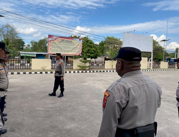 Waka Polres Lembata Berikan Arahan dan Lakukan Pengecekan Langsung kepada Personel Bhabinkamtibmas.
