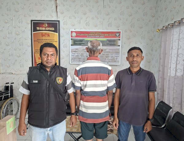 Satreskrim Polres Lembata Limpahkan Tersangka dan Barang Bukti Kasus Pencabulan Anak ke Kejaksaan Negeri Lembata.