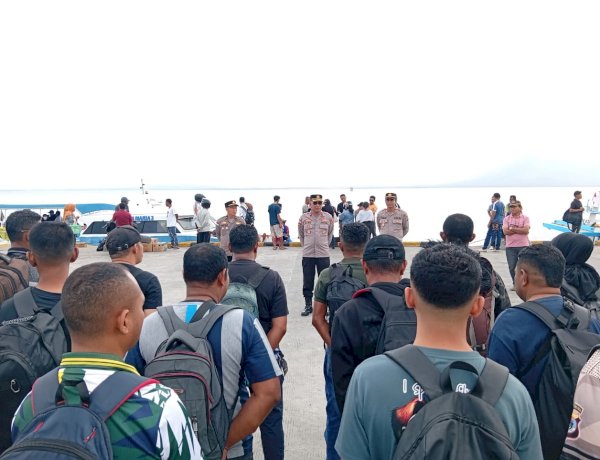 Wakapolres Lembata Pastikan Kesiapan Personel Mengikuti Ujian Kenaikan Pangkat di Polres Flores Timur.