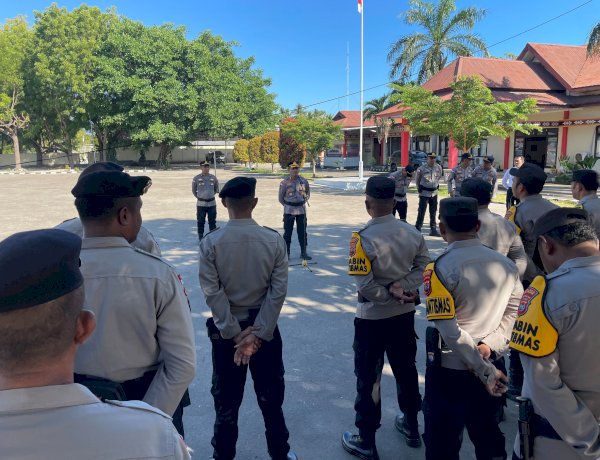 Kapolres Lembata Tekankan Peran Bhabinkamtibmas, Mulai dari Rumah Tak Layak Huni hingga Antisipasi Kekeringan.
