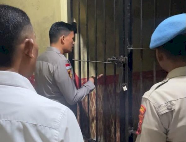 Kapolres Lembata Cek Ruang Tahanan, Pastikan Keamanan dan Kesiapsiagaan Petugas 24 Jam.