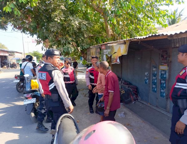 Patroli Perintis Presisi Samapta Polres Lembata Sambangi Warga, Jaga Kamtibmas Tetap Kondusif.