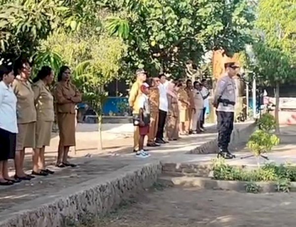 Polri Hadir untuk Anak Bangsa, Kasat Binmas Polres Lembata Tanamkan Nilai Kebinekaan dan Pancasila.