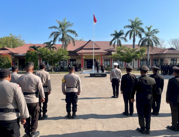 Hari Kesaktian Pancasila 2026, Kapolres Lembata: Nilai Pancasila Harus Menjadi Landasan dalam Setiap Pengabdian.