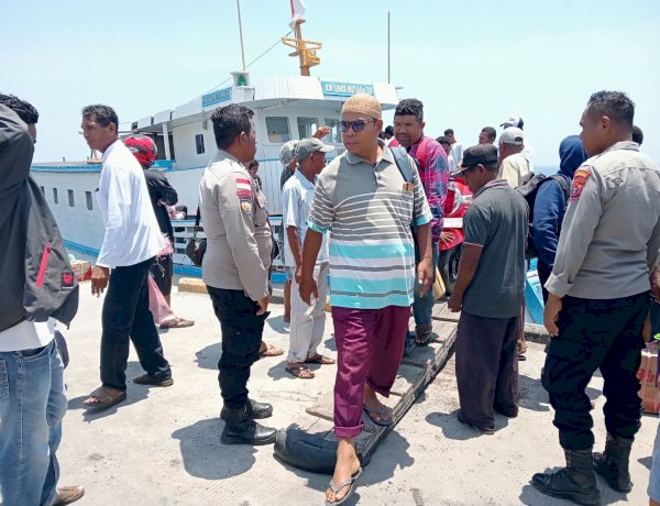 Pos Pam KPPP Laut Udara Lewoleba Pastikan Aktivitas Kapal dan Penumpang Berjalan Aman