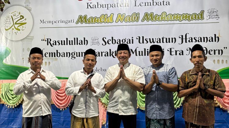 Kapolres-Lembata-Bersama-Forkopimda-Hadiri-Perayaan-Maulid-Nabi-Muhammad-S.A.W-di-Paguyuban-Keluarga-Jawa-Lembata